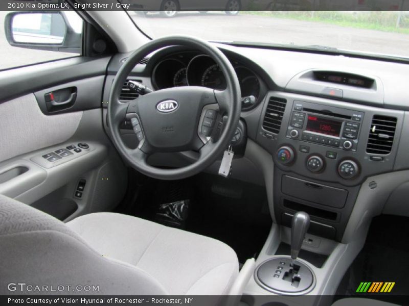 Bright Silver / Gray 2010 Kia Optima LX