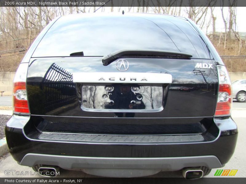 Nighthawk Black Pearl / Saddle/Black 2006 Acura MDX