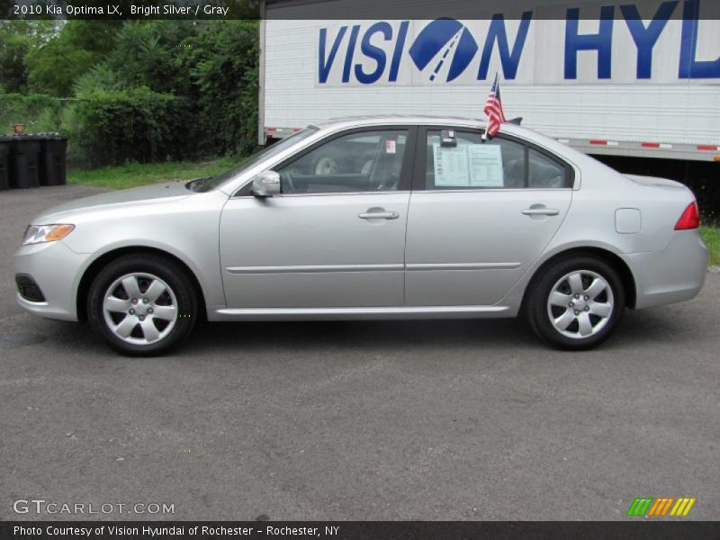 Bright Silver / Gray 2010 Kia Optima LX