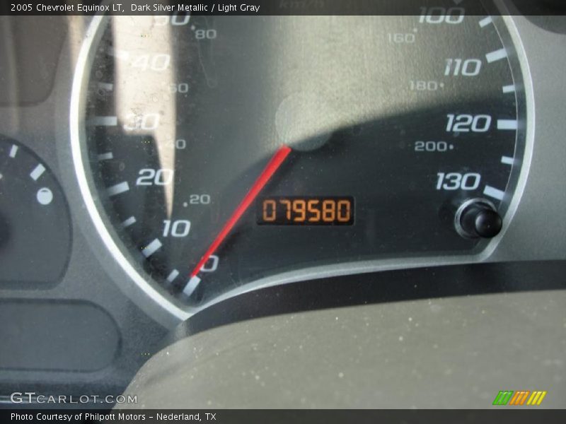 Dark Silver Metallic / Light Gray 2005 Chevrolet Equinox LT
