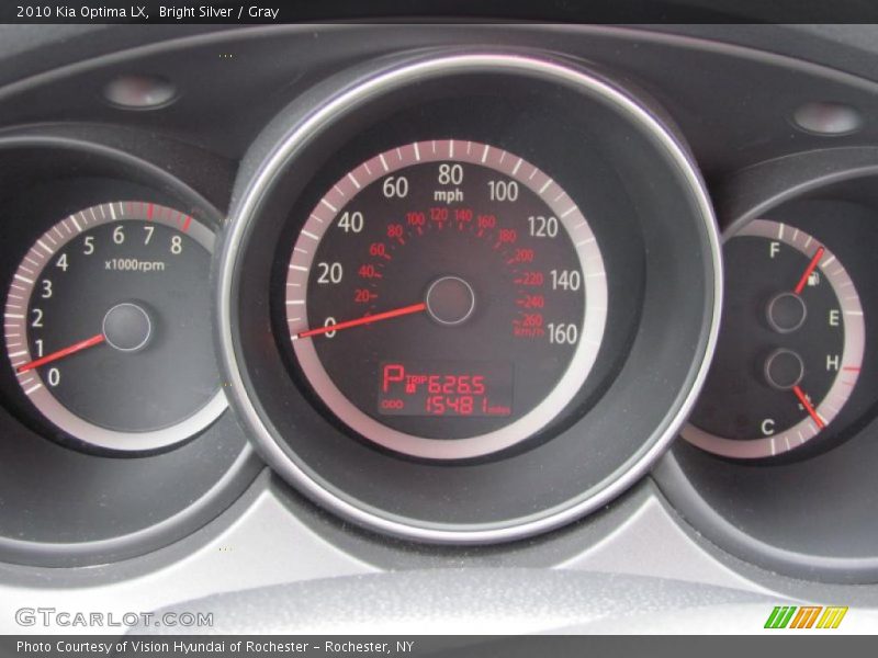 Bright Silver / Gray 2010 Kia Optima LX