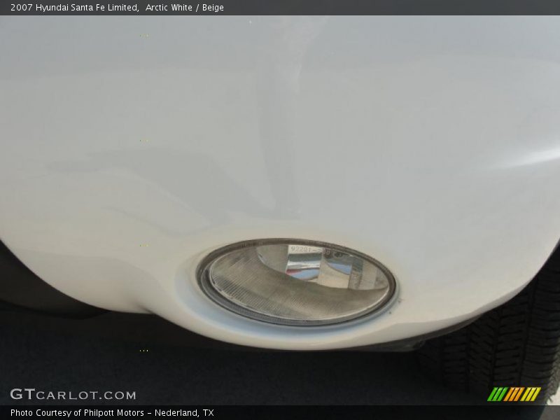Arctic White / Beige 2007 Hyundai Santa Fe Limited