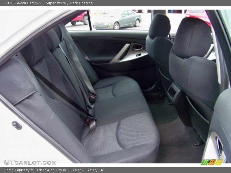 Super White / Dark Charcoal 2010 Toyota Camry SE