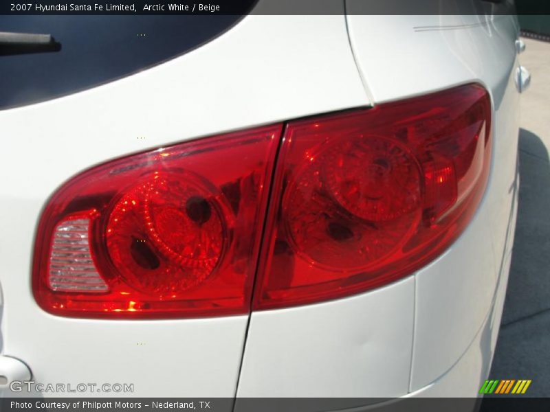 Arctic White / Beige 2007 Hyundai Santa Fe Limited
