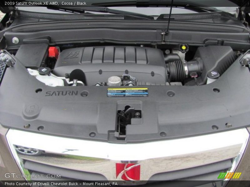 Cocoa / Black 2009 Saturn Outlook XE AWD
