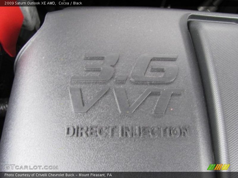 Cocoa / Black 2009 Saturn Outlook XE AWD