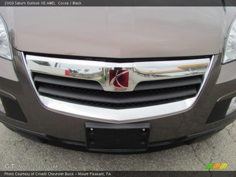 Cocoa / Black 2009 Saturn Outlook XE AWD