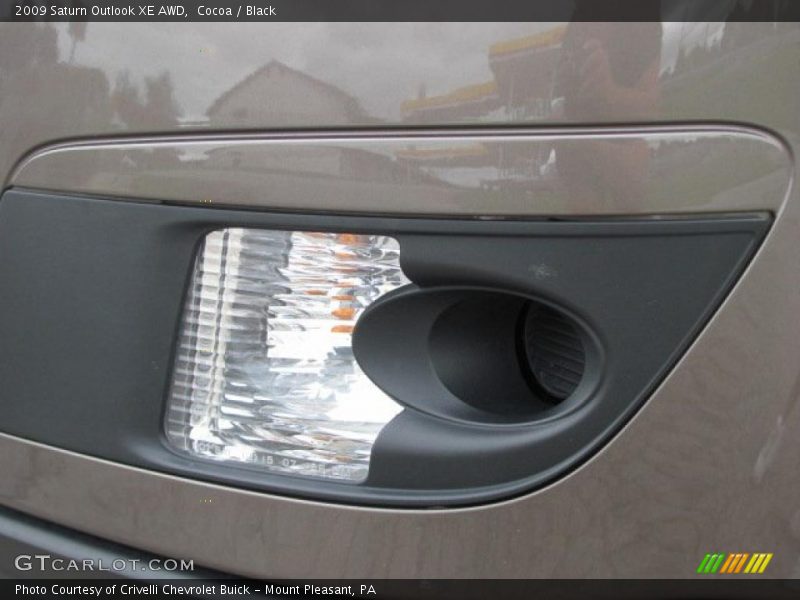 Cocoa / Black 2009 Saturn Outlook XE AWD