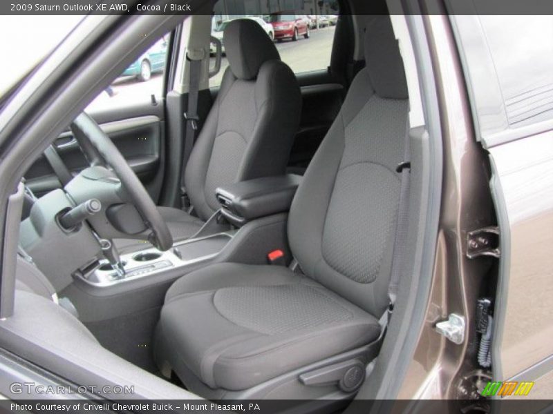 Cocoa / Black 2009 Saturn Outlook XE AWD