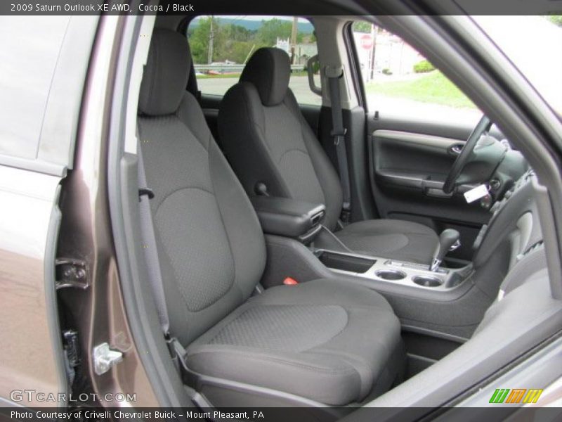 Cocoa / Black 2009 Saturn Outlook XE AWD
