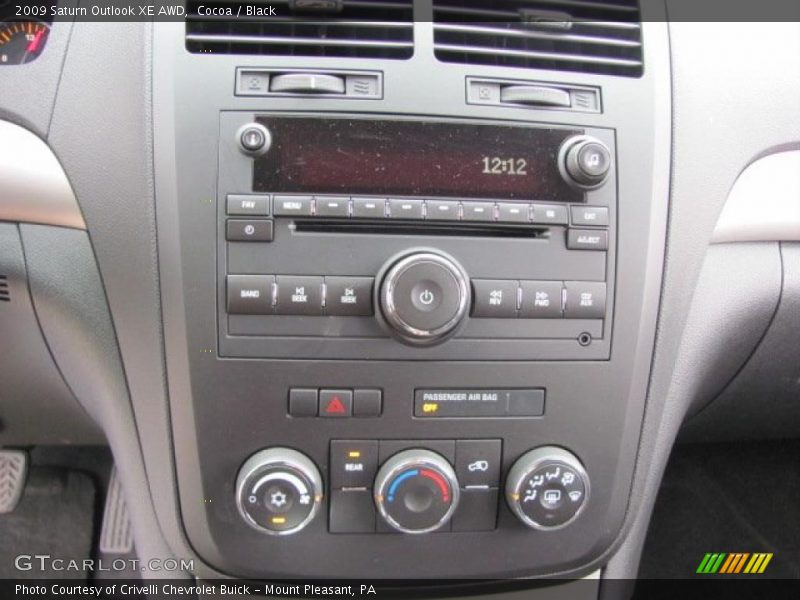 Cocoa / Black 2009 Saturn Outlook XE AWD