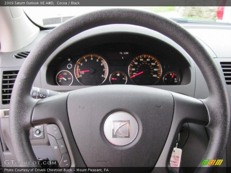 Cocoa / Black 2009 Saturn Outlook XE AWD