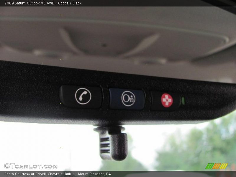 Cocoa / Black 2009 Saturn Outlook XE AWD