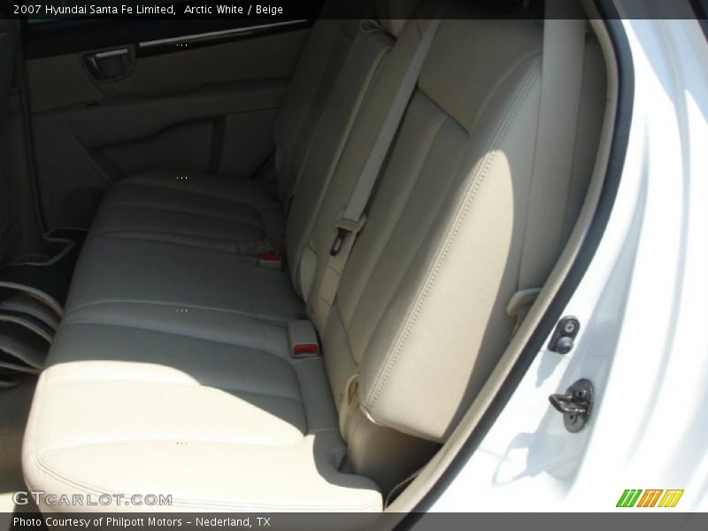 Arctic White / Beige 2007 Hyundai Santa Fe Limited