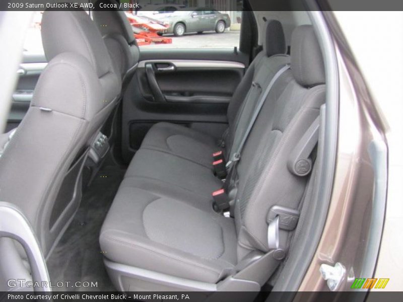 Cocoa / Black 2009 Saturn Outlook XE AWD