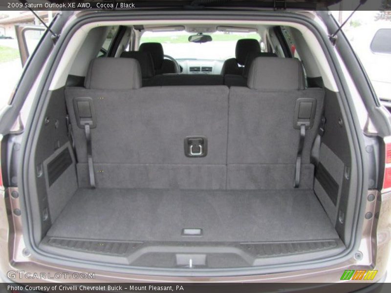 Cocoa / Black 2009 Saturn Outlook XE AWD