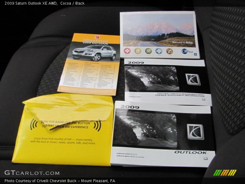 Cocoa / Black 2009 Saturn Outlook XE AWD