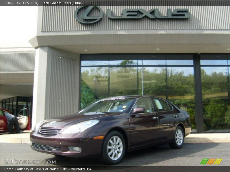 Black Garnet Pearl / Black 2004 Lexus ES 330