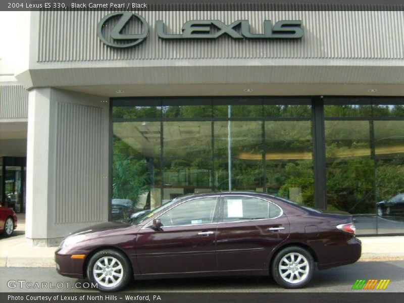 Black Garnet Pearl / Black 2004 Lexus ES 330