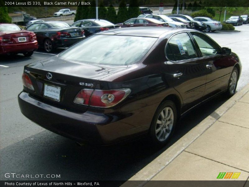 Black Garnet Pearl / Black 2004 Lexus ES 330