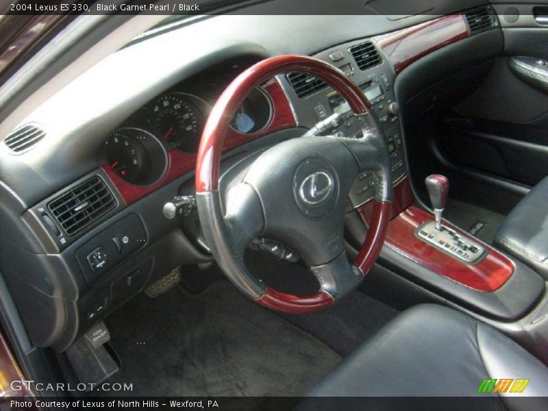 Black Garnet Pearl / Black 2004 Lexus ES 330