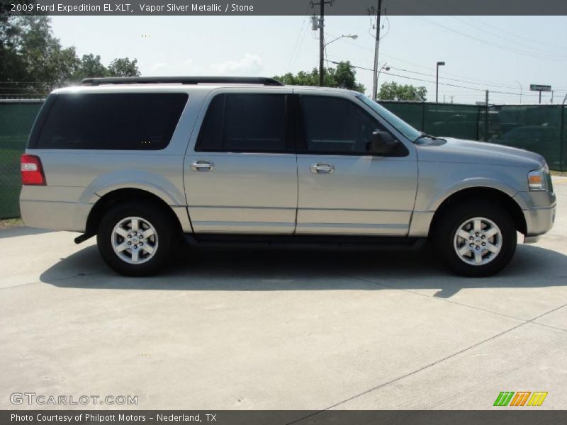 Vapor Silver Metallic / Stone 2009 Ford Expedition EL XLT