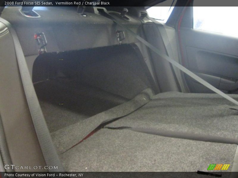 Vermillion Red / Charcoal Black 2008 Ford Focus SES Sedan