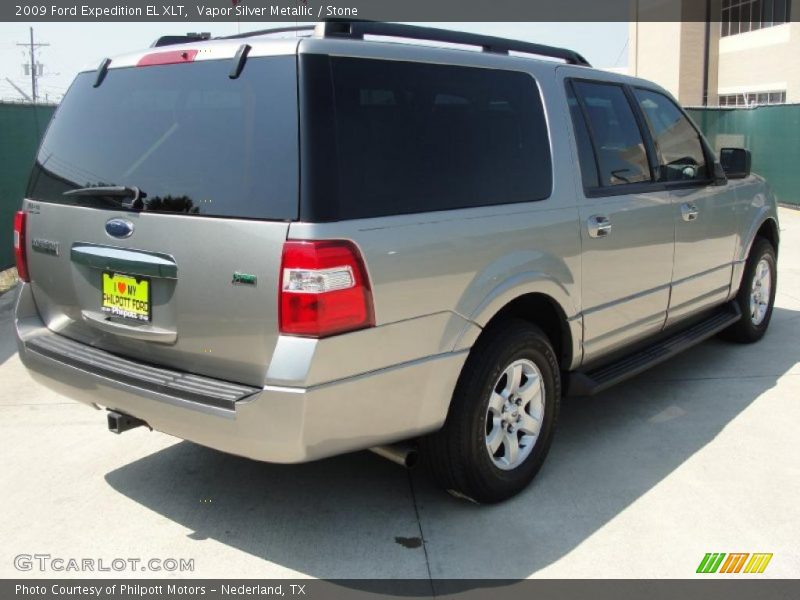Vapor Silver Metallic / Stone 2009 Ford Expedition EL XLT