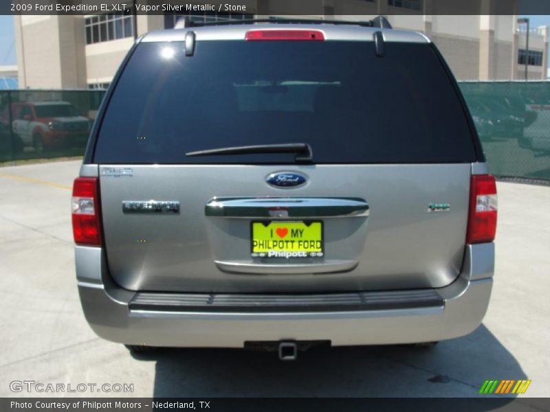Vapor Silver Metallic / Stone 2009 Ford Expedition EL XLT