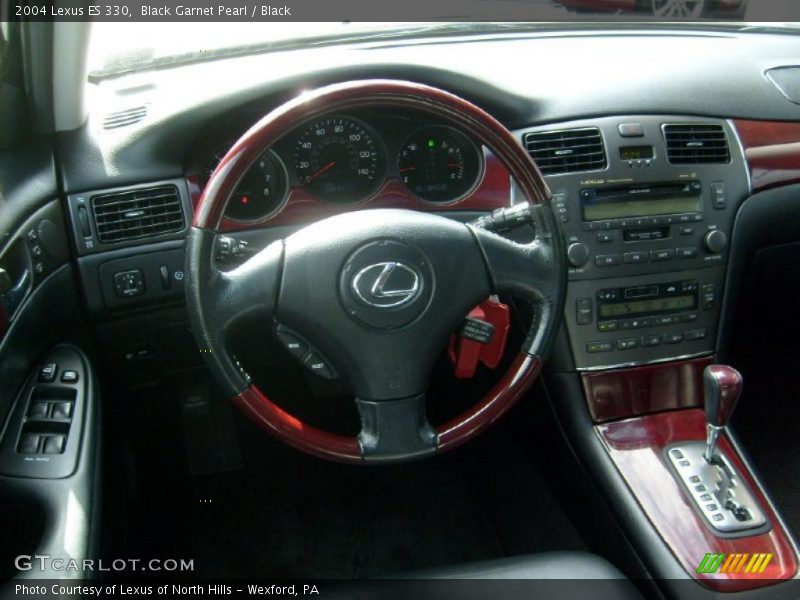 Black Garnet Pearl / Black 2004 Lexus ES 330