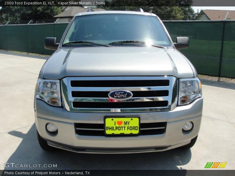 Vapor Silver Metallic / Stone 2009 Ford Expedition EL XLT