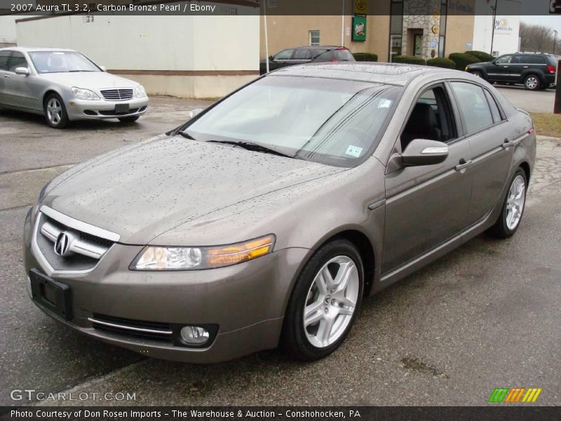 Carbon Bronze Pearl / Ebony 2007 Acura TL 3.2