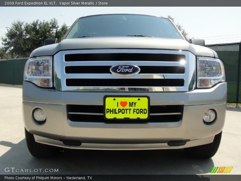 Vapor Silver Metallic / Stone 2009 Ford Expedition EL XLT