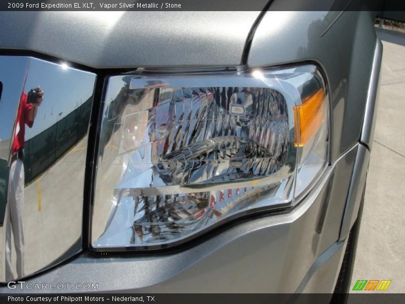 Vapor Silver Metallic / Stone 2009 Ford Expedition EL XLT
