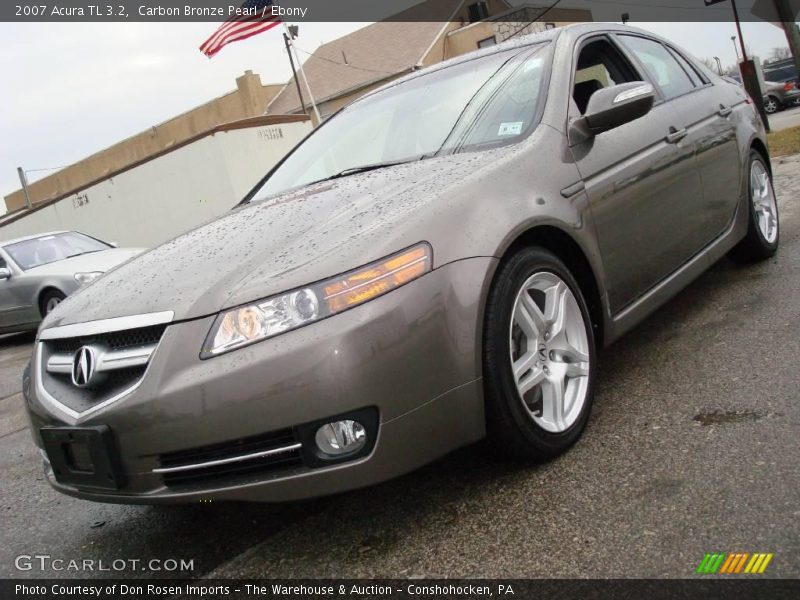 Carbon Bronze Pearl / Ebony 2007 Acura TL 3.2