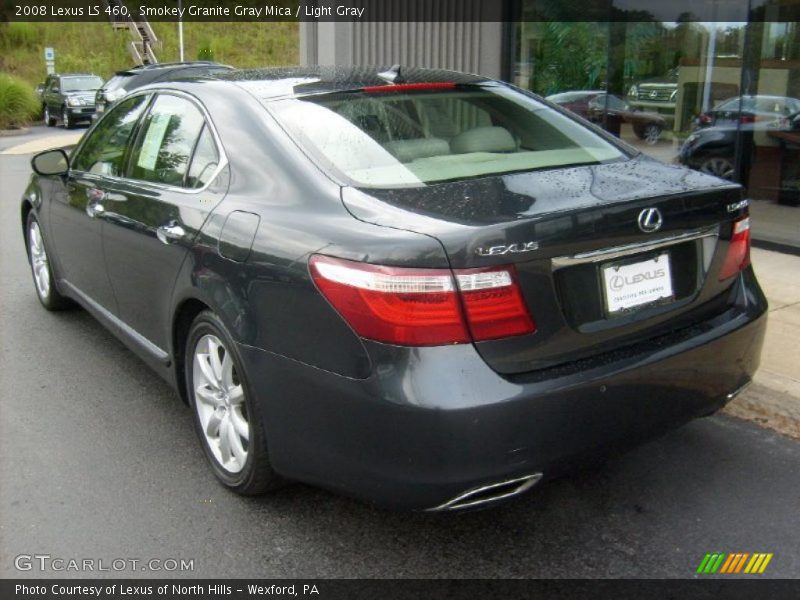 Smokey Granite Gray Mica / Light Gray 2008 Lexus LS 460
