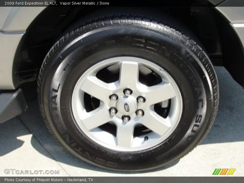 Vapor Silver Metallic / Stone 2009 Ford Expedition EL XLT