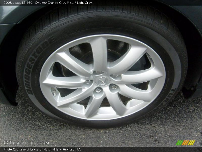 Smokey Granite Gray Mica / Light Gray 2008 Lexus LS 460