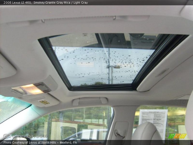 Smokey Granite Gray Mica / Light Gray 2008 Lexus LS 460