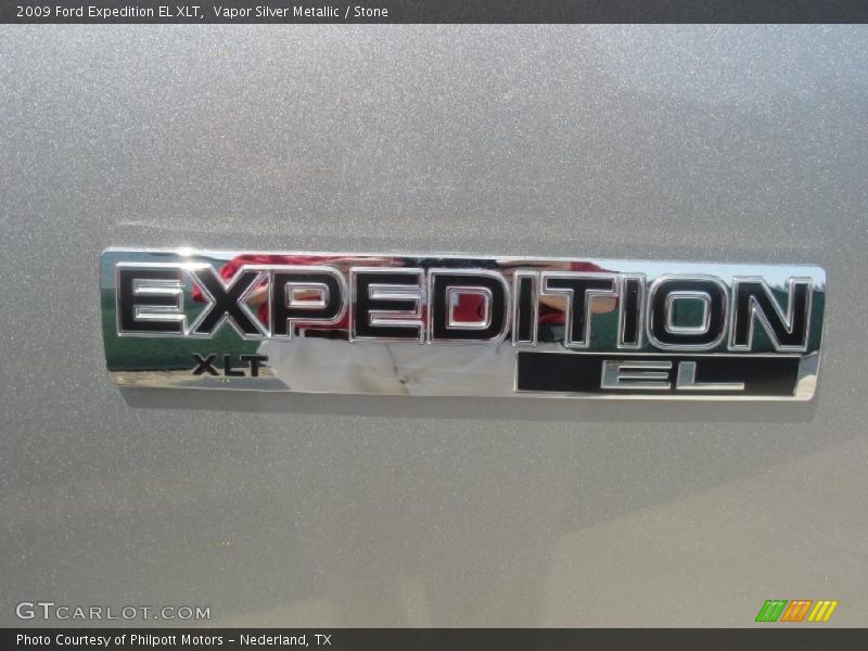 Vapor Silver Metallic / Stone 2009 Ford Expedition EL XLT