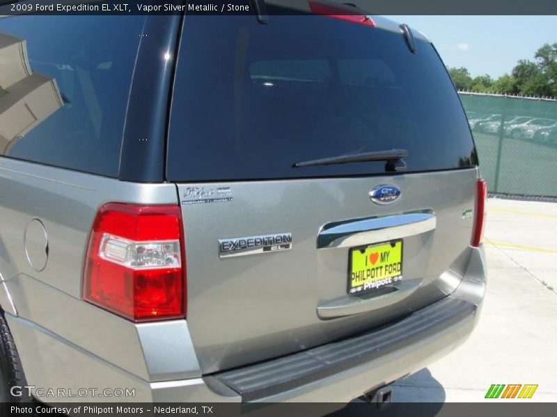 Vapor Silver Metallic / Stone 2009 Ford Expedition EL XLT