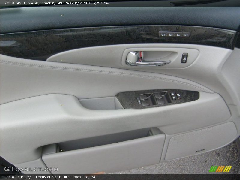 Smokey Granite Gray Mica / Light Gray 2008 Lexus LS 460