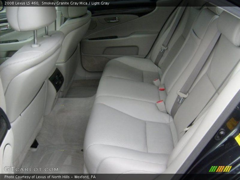Smokey Granite Gray Mica / Light Gray 2008 Lexus LS 460