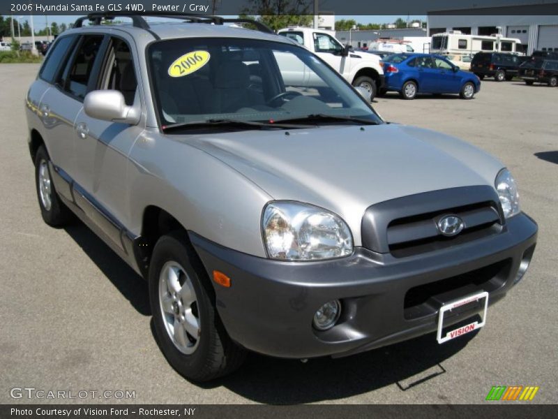 Pewter / Gray 2006 Hyundai Santa Fe GLS 4WD