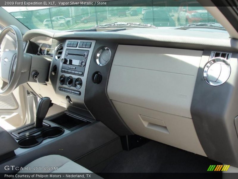 Vapor Silver Metallic / Stone 2009 Ford Expedition EL XLT