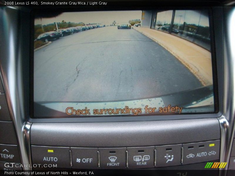 Smokey Granite Gray Mica / Light Gray 2008 Lexus LS 460