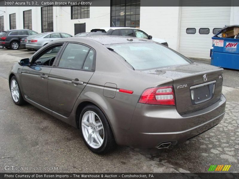 Carbon Bronze Pearl / Ebony 2007 Acura TL 3.2