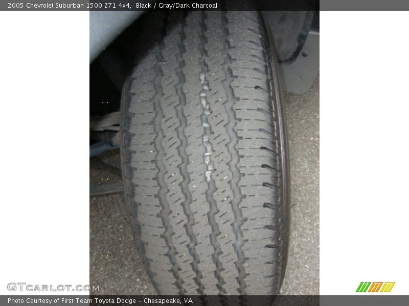 Black / Gray/Dark Charcoal 2005 Chevrolet Suburban 1500 Z71 4x4