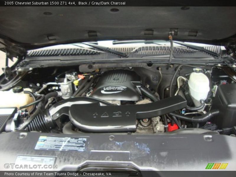 Black / Gray/Dark Charcoal 2005 Chevrolet Suburban 1500 Z71 4x4