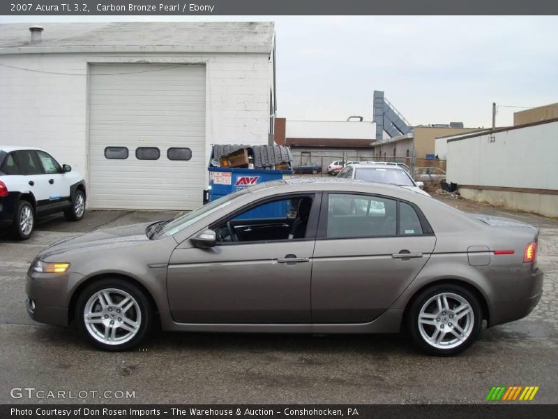 Carbon Bronze Pearl / Ebony 2007 Acura TL 3.2